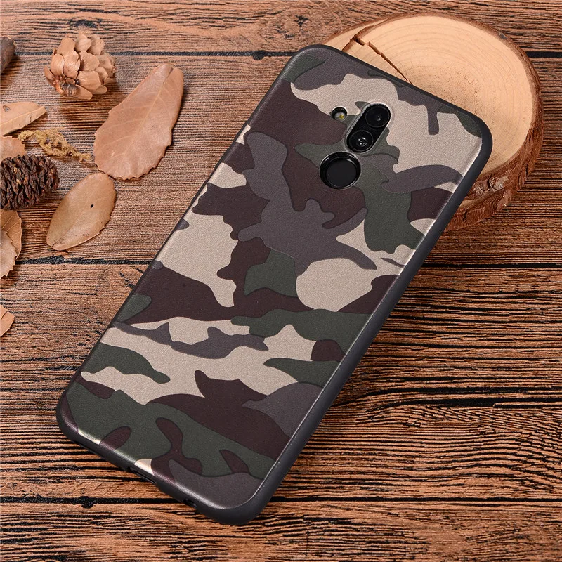 

Wekays For Huawei Mate 20 Lite Army Green Camouflage Case For Huawei Mate 20 Pro Soft TPU Silicon Phone Cases Back Cover Coque