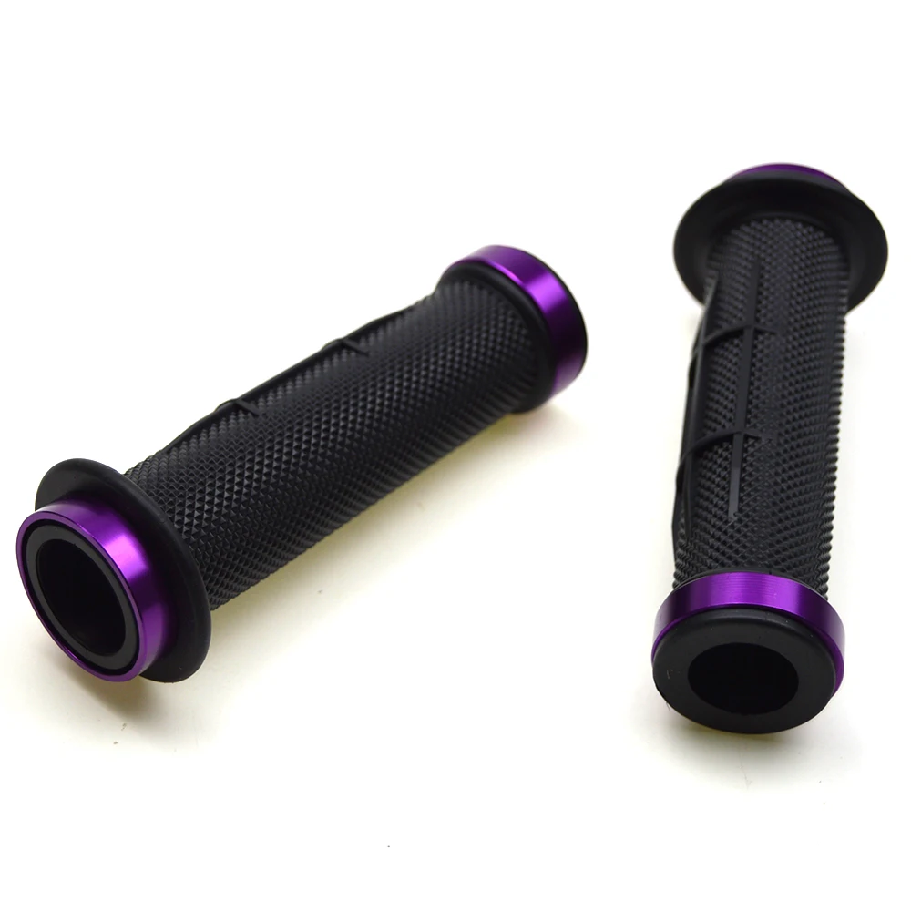 purple mtb grips
