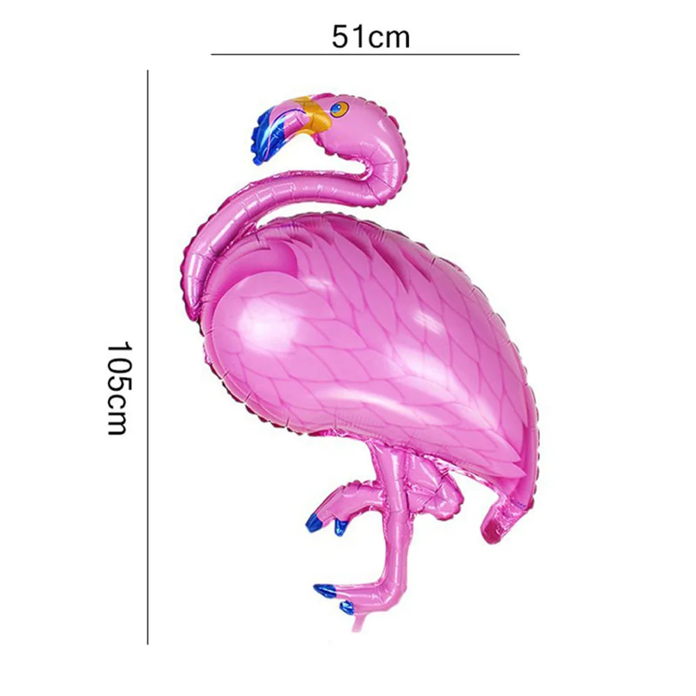 1 шт. розовые Фламинго Фольга Воздушный шар День Рождения баллоны с гелием Свадебные украшения Гавайские вечерние принадлежности