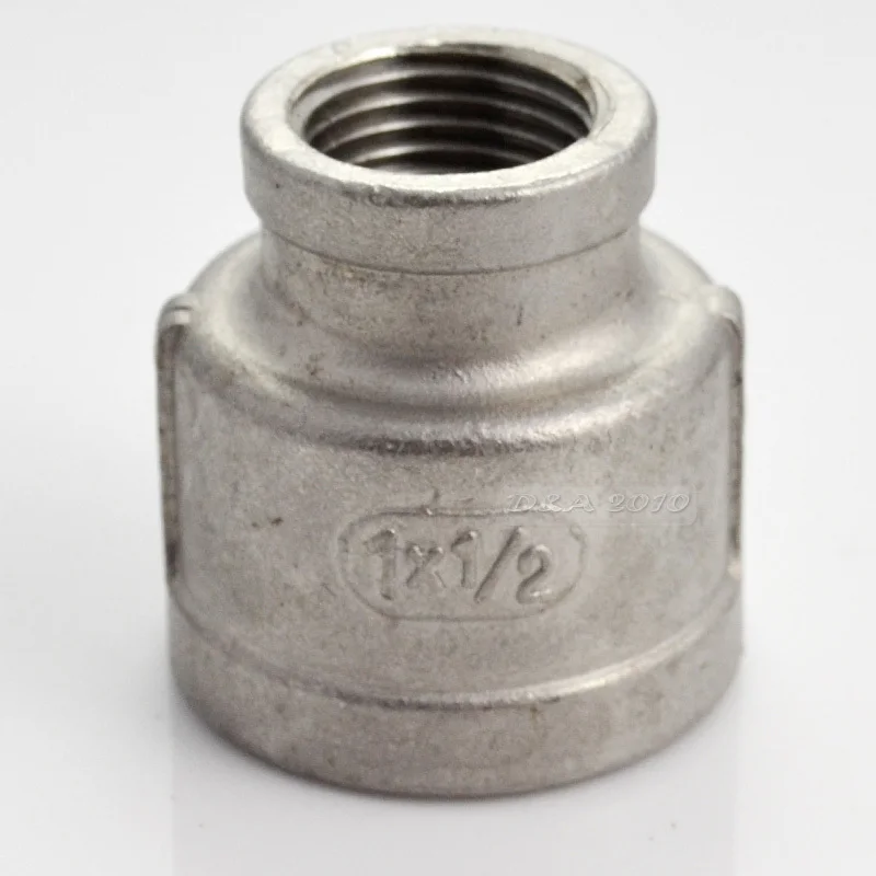 

High Quality1"x1/2" Female Nipple Threaded Reducer Pipe Fittings Stainless Steel SS304 New