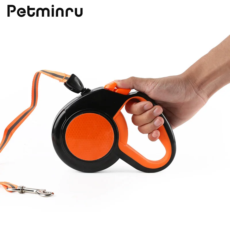 

Petminru Automatic Pet Dog Leashes Extending Traction Rope Walking Lead Retractable Pet Lead Small Medium Dog Collars 3M 5M 8M