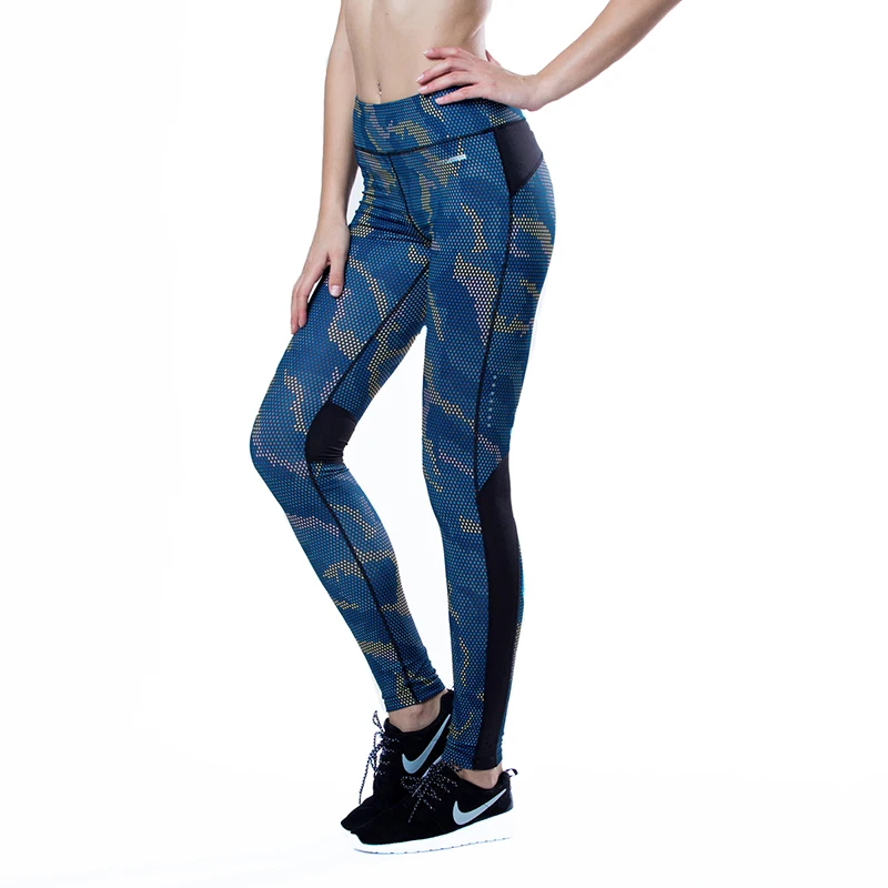 Women's Print Yoga Pants Sport Training Legging High Rise for Running | Спорт и - Цена: 