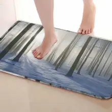 Лес Стиль Ванная комната Коврики, забавные Нескользящие Для ванной Коврики, Занавески для душа Интимные аксессуары, Коврики Чинг вашей душе Шторы