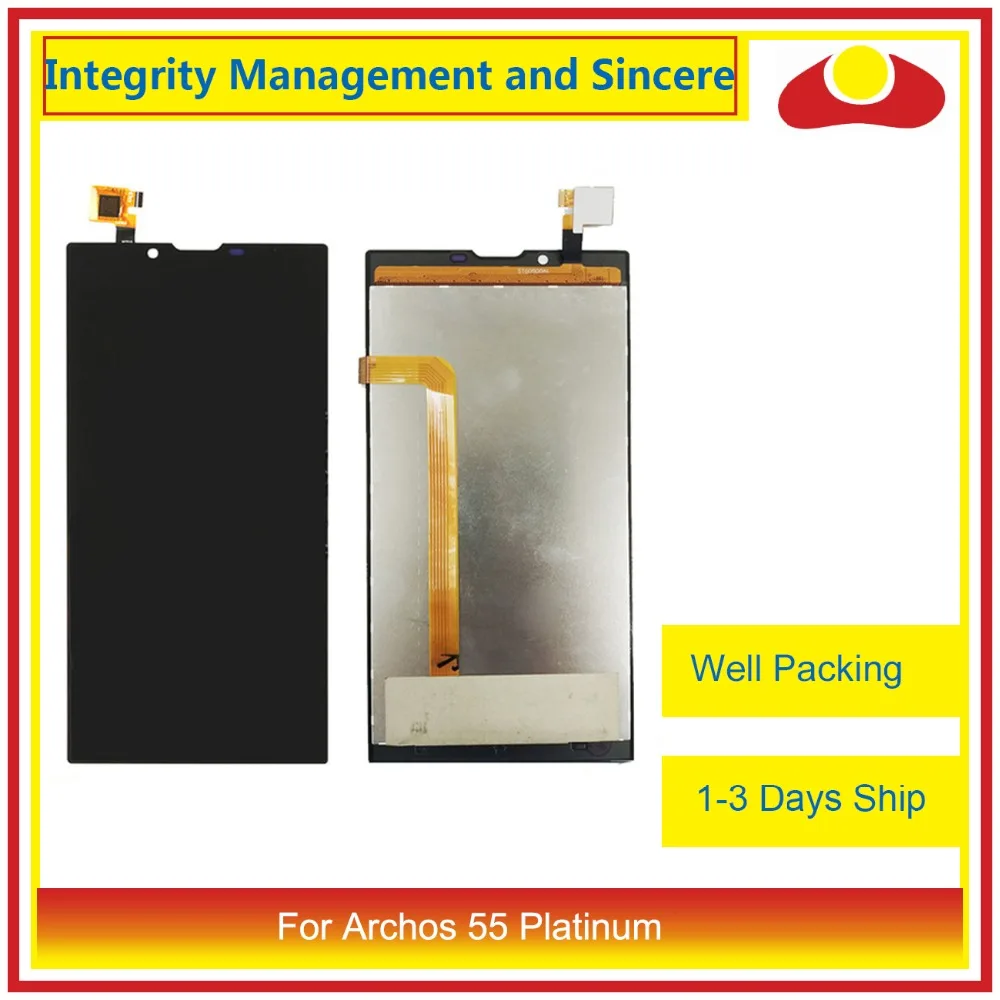 

High Quality 5.5" For Archos 55 Platinum Lcd Display Screen Touch Screen Panel Digitizer Screen Assembly Complete Replacement