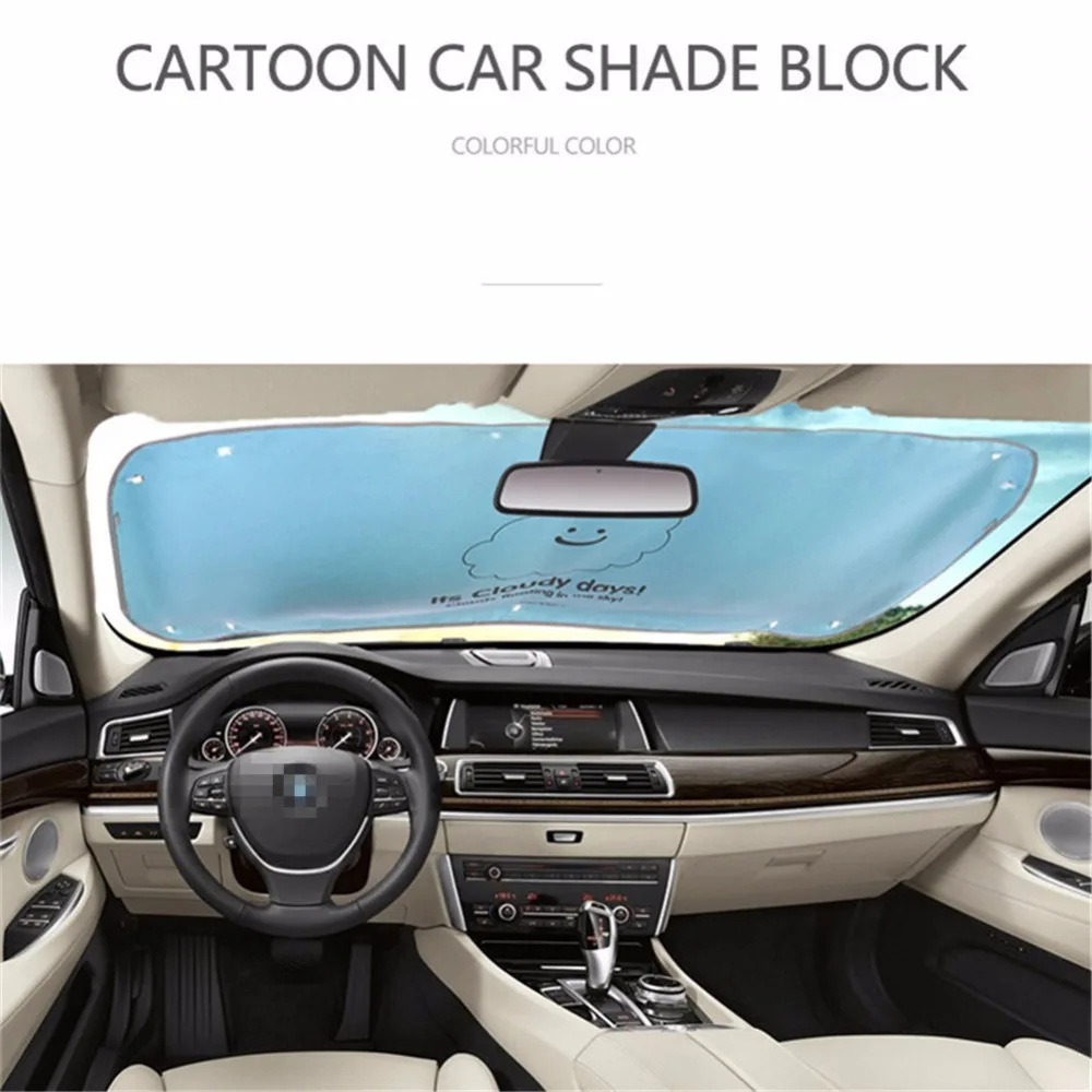Auto Windshield Cover Car Sun Shade Car Window Suction Cup Shade Block