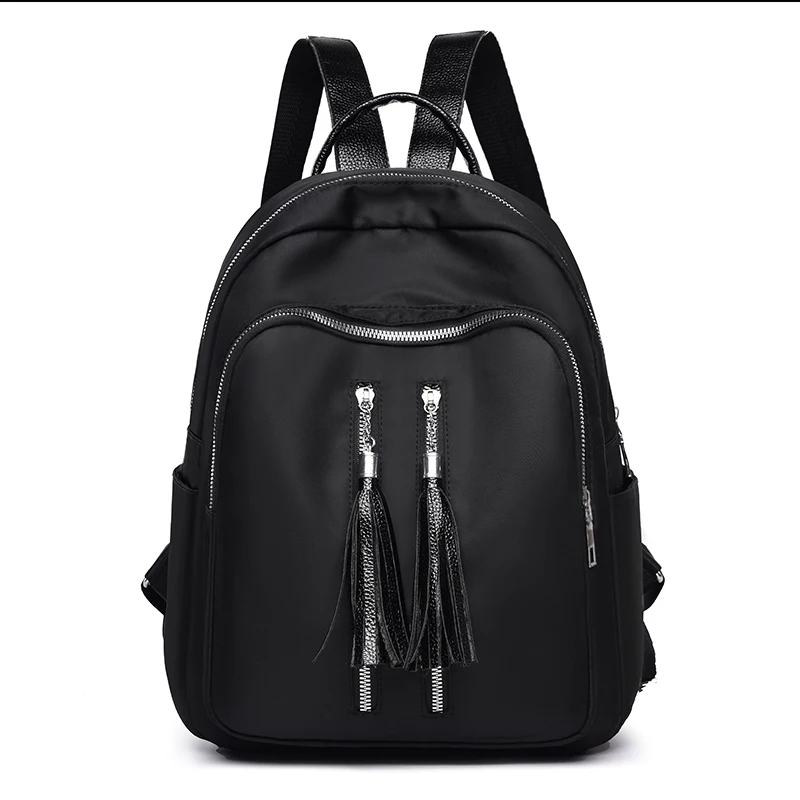 

New 2019 Fashion Waterproof Bag Oxford Women Zipper Backpack School Bags For Teenagers Girls Small Backpack Female Backpack