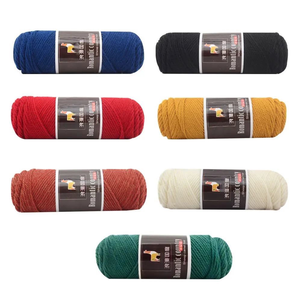 

100g Alpaca Wool Yarn Hand Knitting Gloves Crochet Thread Scarves Handcraft Worsted DIY Weaving Home Arts