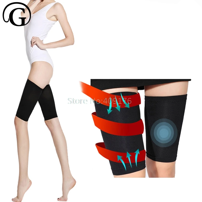 PRAYGER Women Compression Thigh Shaper Wrap Slimming Legs Supportor