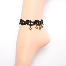 Goths HARAJUKU fashion vintage lace women’s anklets banding anklebones handmade accessories