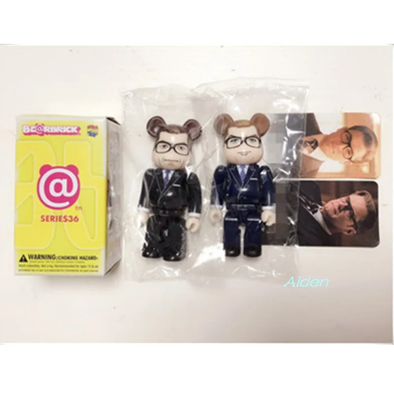 

3" Bearbrick Gloomy Kaws BB Be@rbrick 100% Original Fake Superhero Version Street Art PVC Action Figure Model Toy BOX 7CM Z673