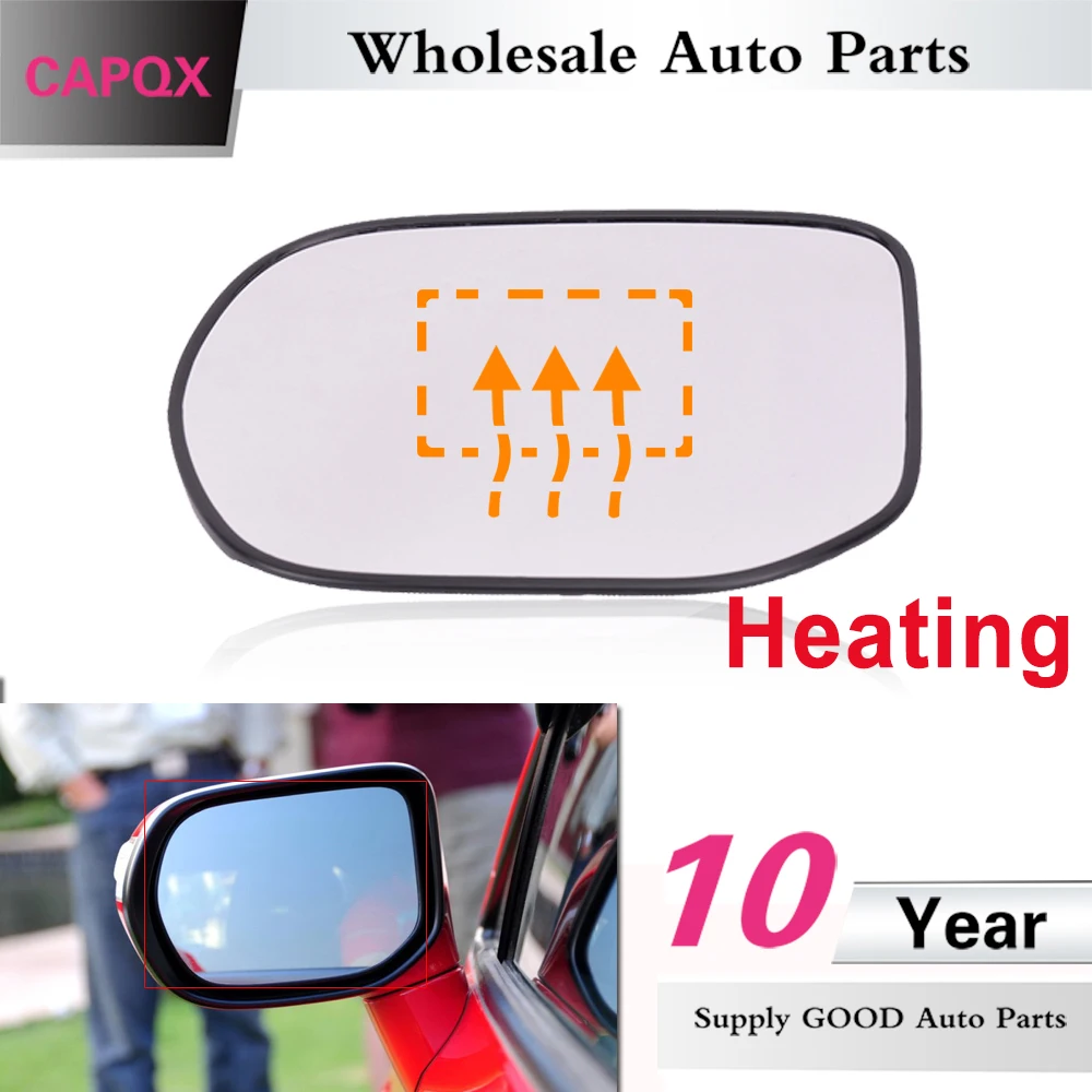 Зеркало заднего вида CAPQX с подогревом для HONDA CIVIC FA1 FD1 HYBRID 2006 2007 2011 прозрачных линз