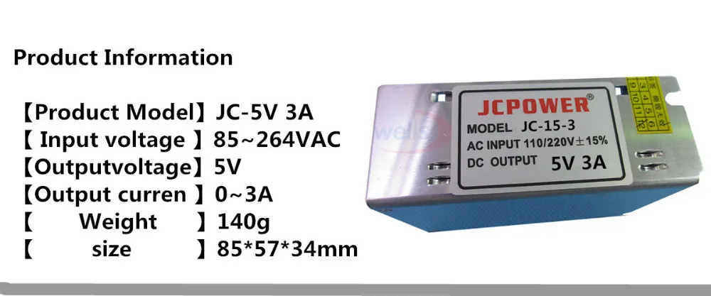 Светодиодный трансформатор выключатель 5 V 12 V 24 V 36 V 48 V Питание, 2A/3A/4A/5A/6A/10A/12A/20A/30A/40A/60A Мощность для светодиодный полосы