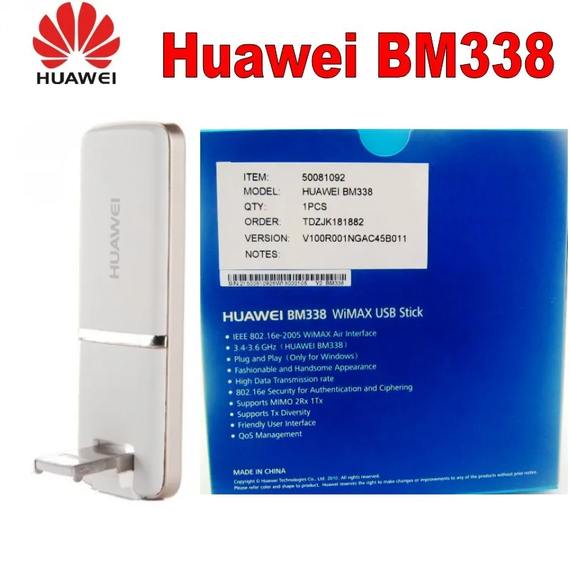 HUAWEI BM338 WiMAX интерфейсом USB