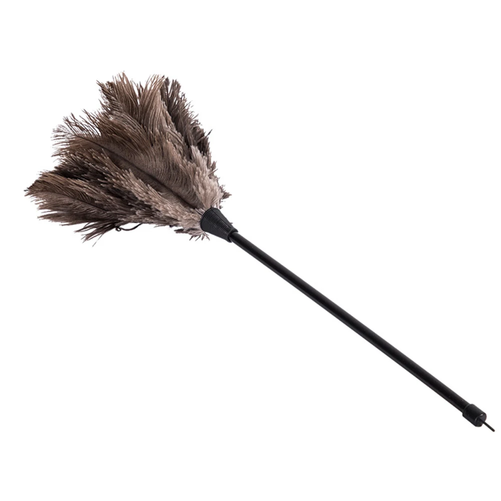 Window Feather Duster Cleaning Tool Home Brush Furniturer Office Faux Feather House Cleaner Soft Household Long Handle Dedusting