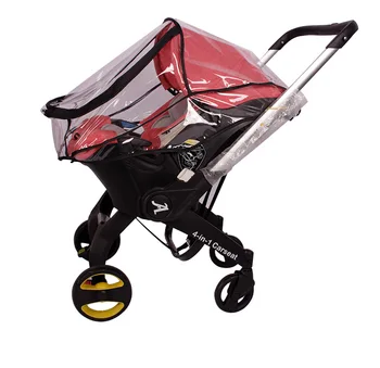 

New PVC safety seat stroller multifunction 4 in 1 carseat stroller rain cover wind proof cover