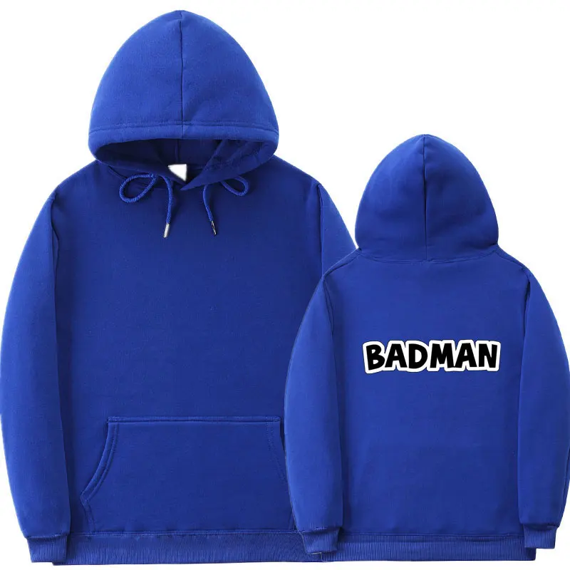 Несколько стилей Наруто Толстовка для мужчин хаки черный BADMAN poleron hombre уличная sudadera худи Dragon Ball пуловер - Цвет: Blue MS4