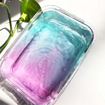 

60ml 100ml Clay Slime DIY Soft Transparent Mixing Color Crystal Cloud Slime Kids Plasticine Anti-stress DIY Toys