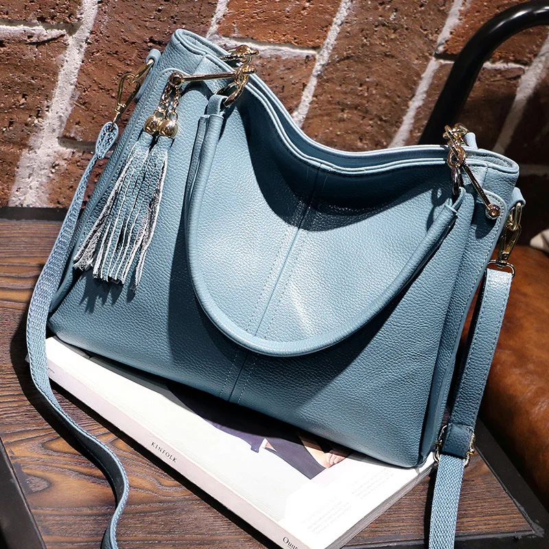 New hot sale brand women bag fashion women genuine leather handbag tassel shoulder bag messenger bags bolsa feminina Casual Tote New hot sale brand women bag fashion women genuine leather handbag tassel shoulder bag messenger bags bolsa feminina Casual Tote