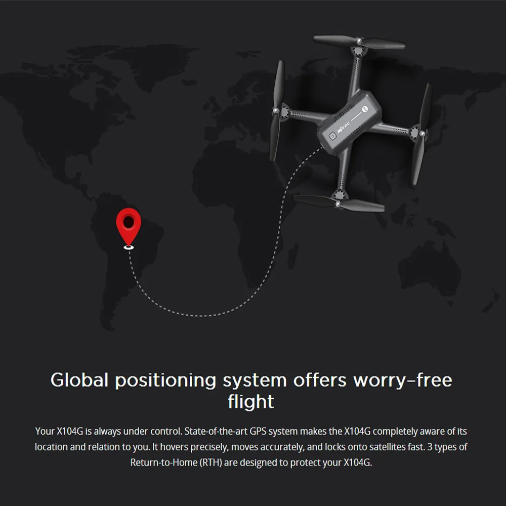 2019 новейший MJX X104G gps Радиоуправляемый Дрон с 5G wifi FPV HD камера передачи изображения
