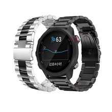 Ремешок для наручных часов из нержавеющей стали для Garmin Forerunner 245/Vivoactive 3/vivomove HR, ремешок для умных часов Forerunner 645, браслет на запястье