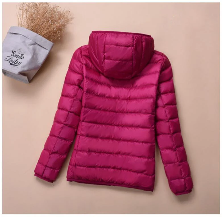 SEDUTMO зимние куртки размера плюс 4XL, женские пуховики, ультра-светильник, пальто на утином пуху, короткая куртка с капюшоном, весенние парки ED658