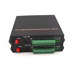 8CH видео 10/100 Mbps Ethernet RS-422 контактные данные застежка волокна Медиаконвертеры