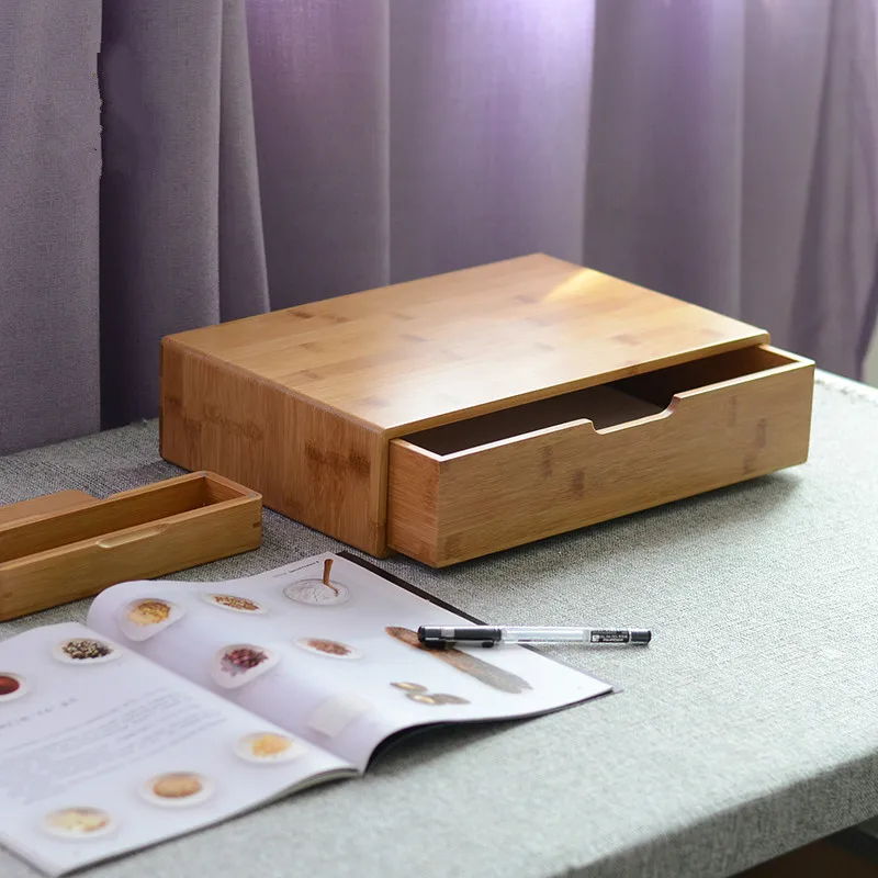 

Wooden Storage Box Living Room Bedroom Study Desk Storage Box Gift Box Girl Room Cosmetics Jewelry Organizer
