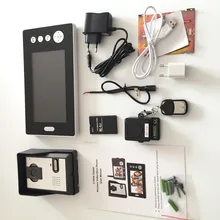 2.4GHz Wireless Video Door phone 7 inch TFT Monitor Video Door Bell Intercom System Automatically Take Pictures IR Camera