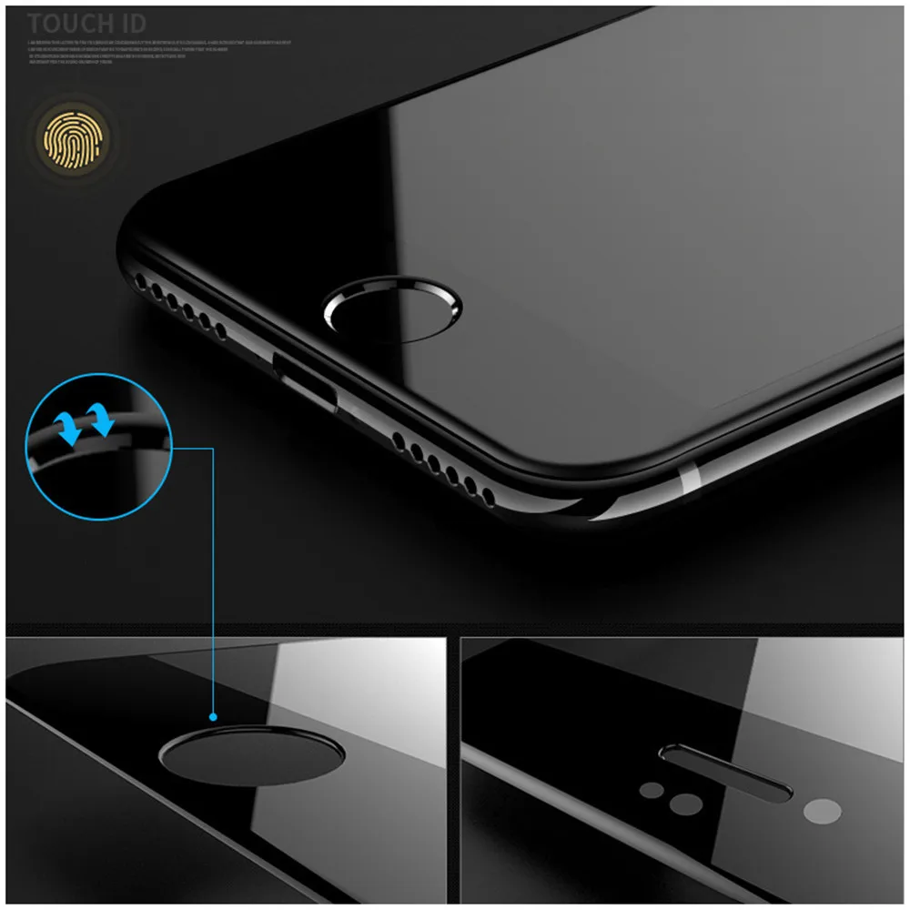 WK оптовая продажа 10 шт./лот 10D изогнутое закаленное стекло Защита экрана для iPhone 6