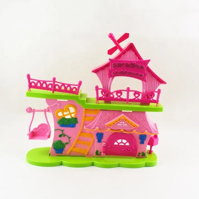 

New pattern LOL Family toys Amusement Park Mushroom house ice cream truck Ferris wheel toys LOL Cartoon Dolls shoes Girls A birt