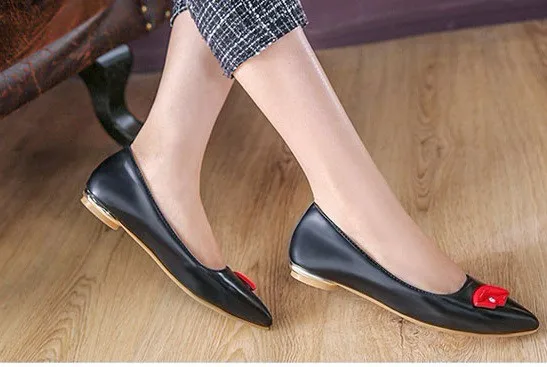 Милые дамские туфли на высоком каблуке высокое качество импорт PU искусственная кожа красного цвета большой размер 12 11 с блестками обувь на низком квадратном каблуке женские туфли-лодочки острый носок