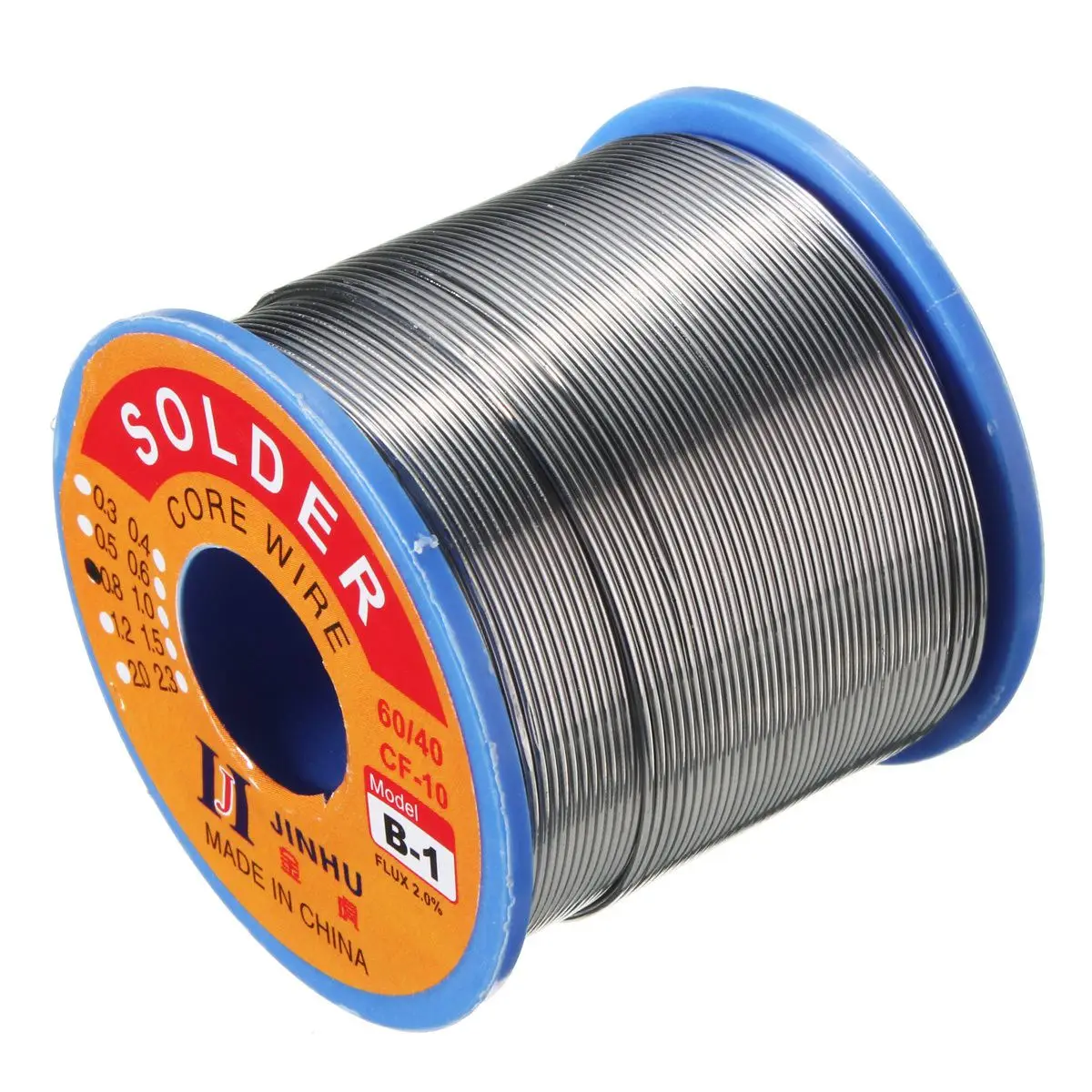online 0.5 0.7 1mm 60 40 FLUX 2.0% 500g Tin Chumbo Melt Rosin Núcleo de Solda de Solda Fio de Solda rolo de arame