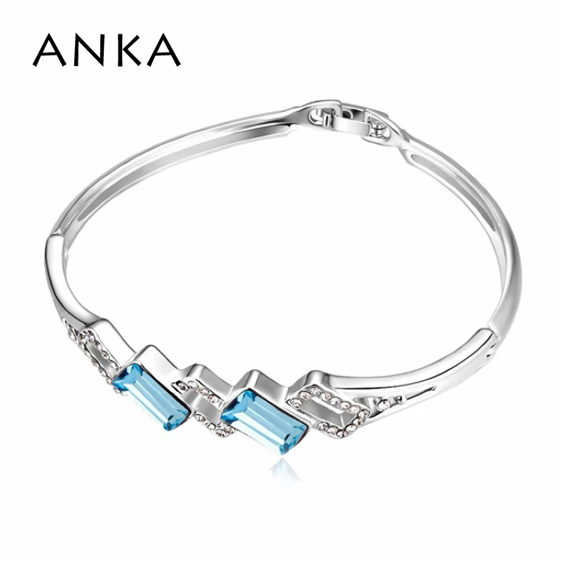 

2018 Trendy Promotion Indian Jewelry Real Bracelets Bangles Pulseiras Fashion Free Shipping Crystals from Austria #102552