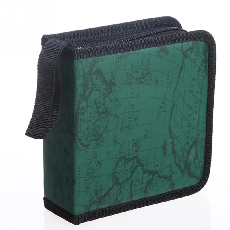 

40/80 Disc Organizer Package CD Car Storage Bag Map Stripe Case Box Carry Holder DVD Home Protective Cover Album