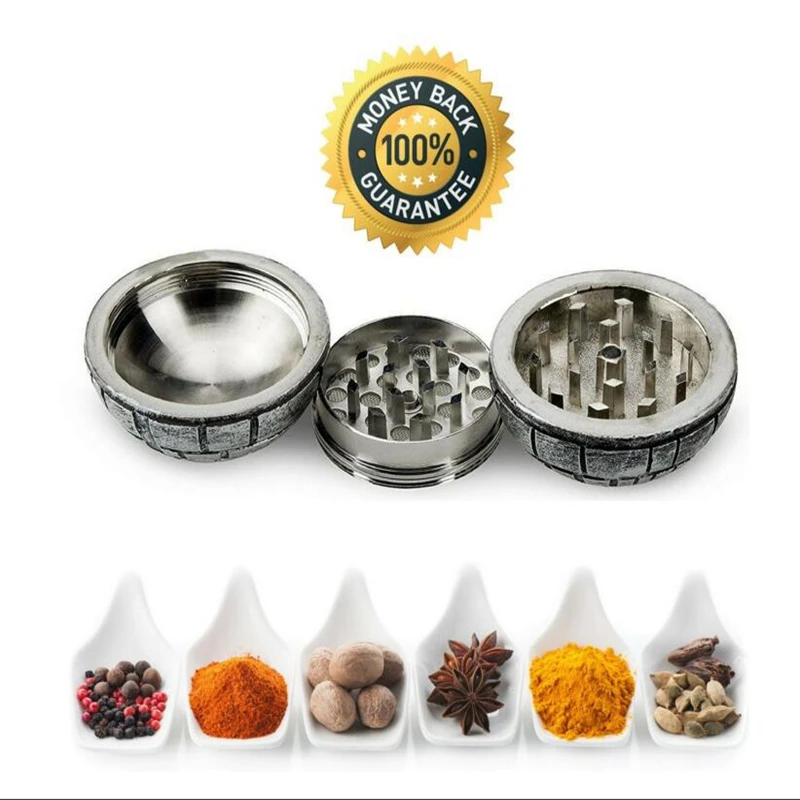 war death star grinder 3 layers zinc alloy grinder weed herb tobacco war death star grinder 3 layers zinc alloy grinder weed herb tobacco crusher grinder cigarettes accessories hand muller in tobacco pipes accessories from