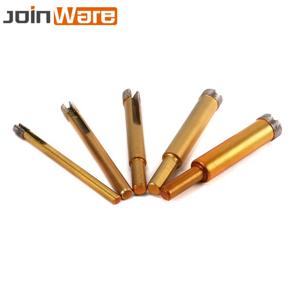 

5Pcs Diamond Hole Saw Drill Core Bits Cutter Tool For Marble Granite Tile Stone High Quality