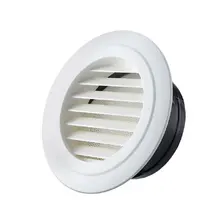 1X белая круглая ABC вентиляционная решетка Воздушная решетка вентиляционное отверстие asofit вентиляционное отверстие сетка для Camper RV трейлер караван ванная комната