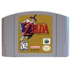 

Legend of Zeldaed Ocarina of Time English Language for 64 bit USA or EU Version Video Game Cartridge Console
