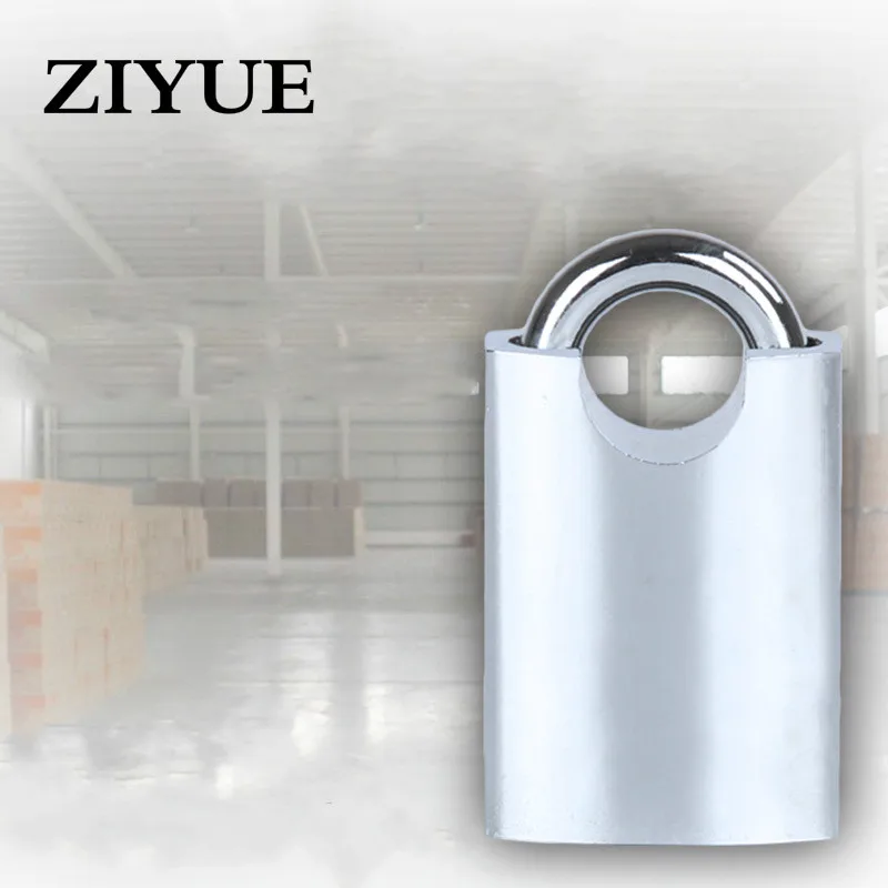 

Free Shipping Anti Shear Anti Tamper 40mm Warehouse Gate Beam Padlock Imitation Stainless Steel Padlock