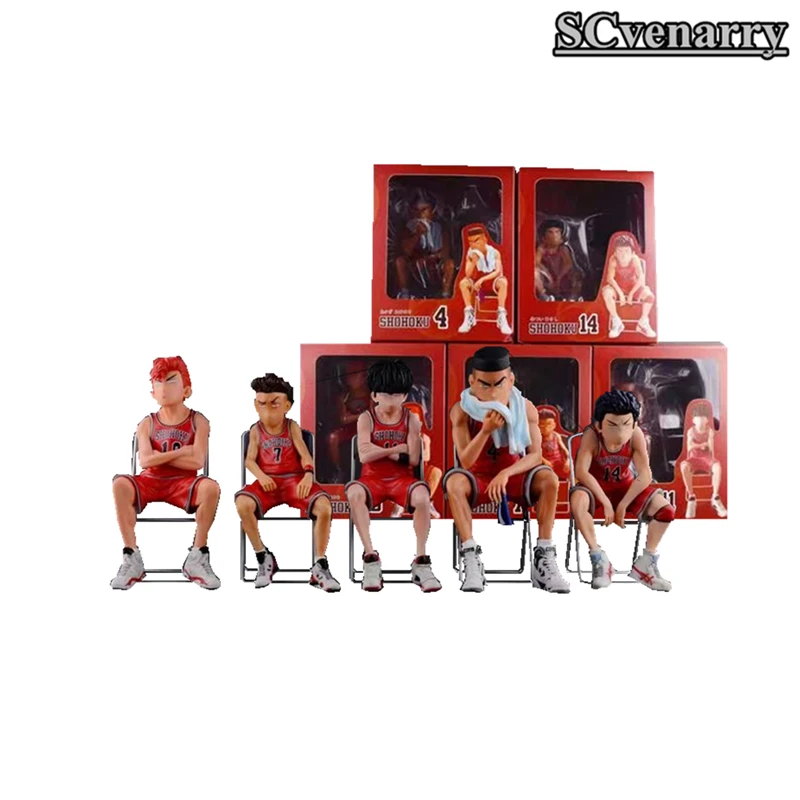 5 шт./компл. SlamDunk Набор фигурок Sakuragi Hanamichi фигурки из мультфильма аниме детские