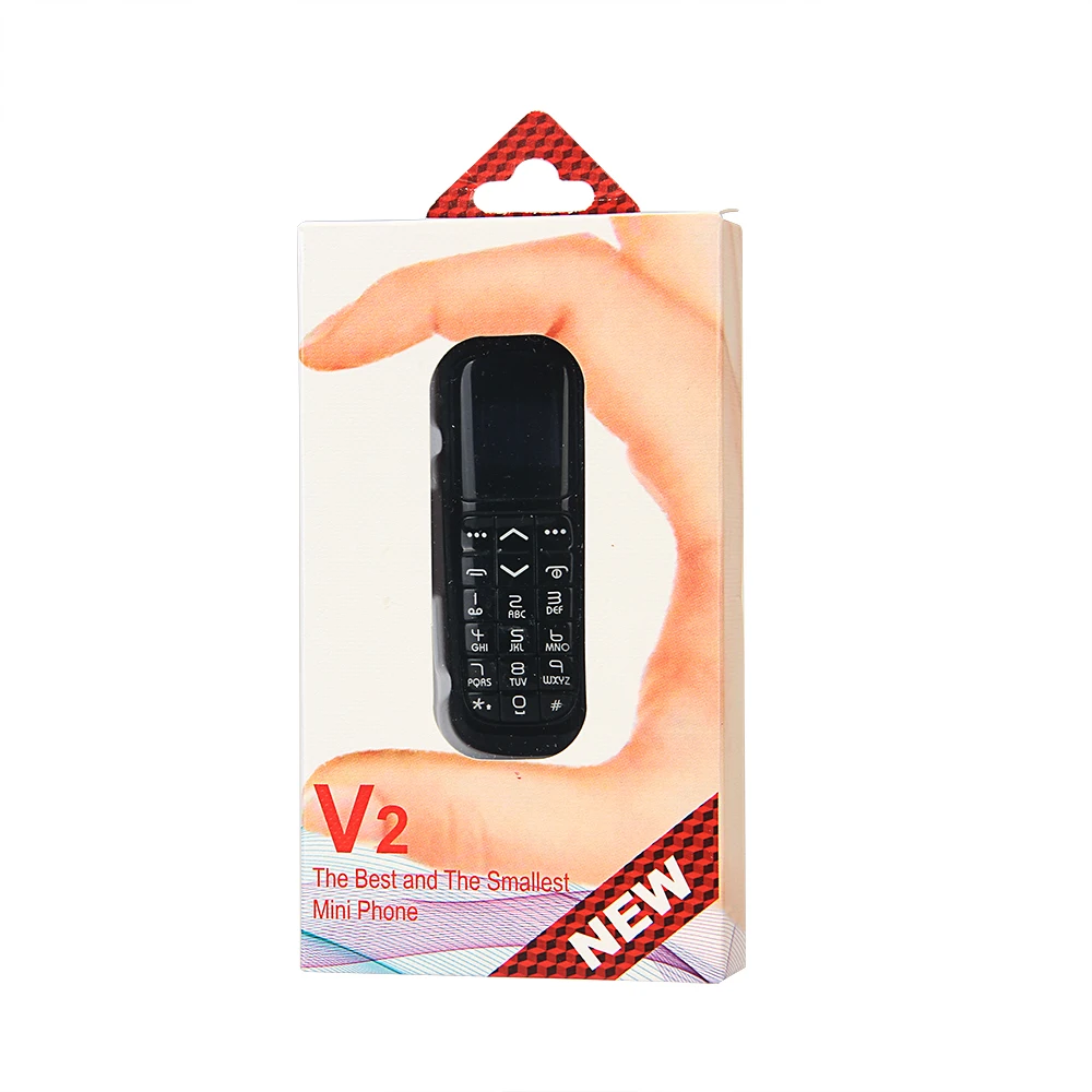 Оптовая продажа, низкая цена, 5 шт./лот, оригинал, длинный cz V2, Bluetooth Dialer, 0,66 '', мини мобильный телефон, FM радио, Micro Sim карта, PK BM70 KK1