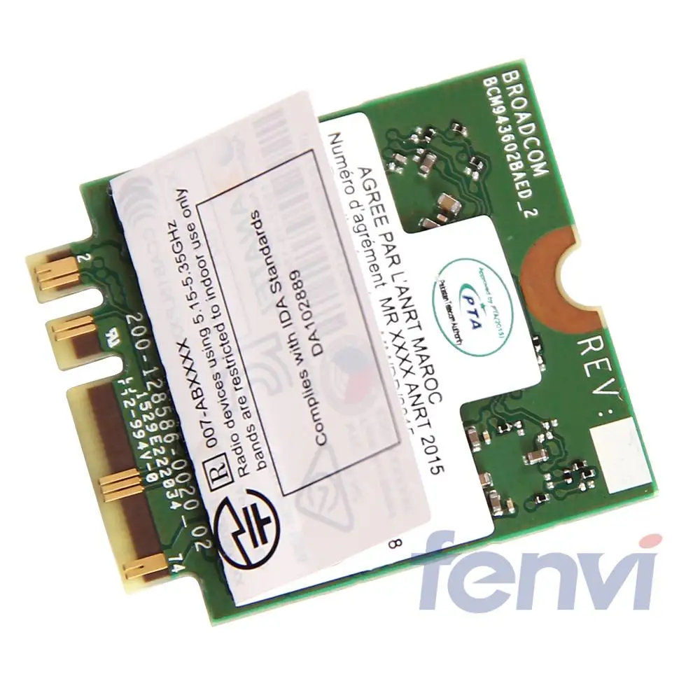 BCM943602BAED DW1830 беспроводной AC BCM943602 NGFF M.2 1300 Мбит/с 802.11ac WiFi Bluetooth BT4.1 сетевая Wlan карта Поддержка mac os