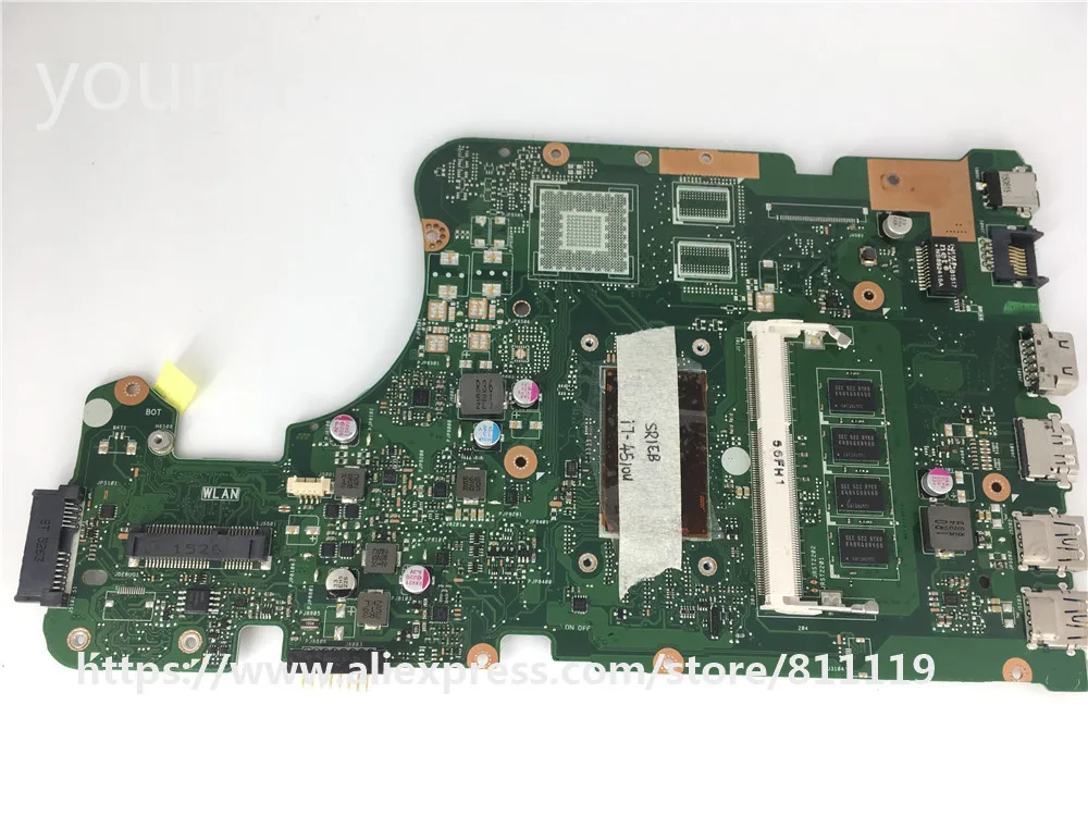 Yourui оригинальный X555LD REV 3 1 Материнская плата ASUS X555L X555LA материнская портативного