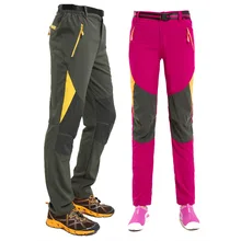 Зимний флисовый теплый флис для походов, брюки для мужчин, водонепроницаемые ветрозащитные Терморегулирующие спортивные брюки для отдыха на природе, альпинизма