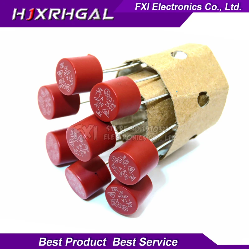 

10PCS Cylindrical Fuses T0.5A 500mA 1A 1.6A 2A 2.5A 3.15A 4A 5A 6.3A 250V Slow Fuse 382 LCD TV Power Board Commonly Used 8*8