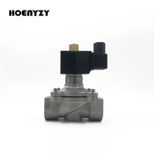 1/" 1/2" 3/" 1" Нормально открытый электромагнитный клапан DN8 DN15 DN20 DN25 нержавеющая сталь для водяного масла 12 В 24 В 220 В