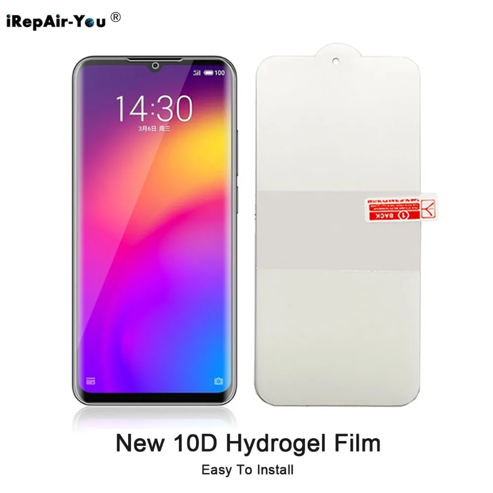 Новая 10D Гидрогелевая пленка для MEIZU 17 16T 16s pro 16XS 16 15 Plus 16th 16X Pro 7 Note 9 Передняя Задняя
