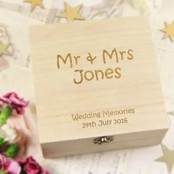 

Personalised Wedding Memories Wooden Box Wedding Gifts Nostalgic Gifts Couples Box Wedding Keepsake Box Engraved Wedding Boxes
