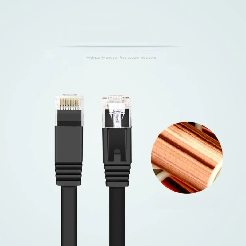 6 упаковок плоский интернет сетевой кабель Cat6 компьютерный короткий Ethernet