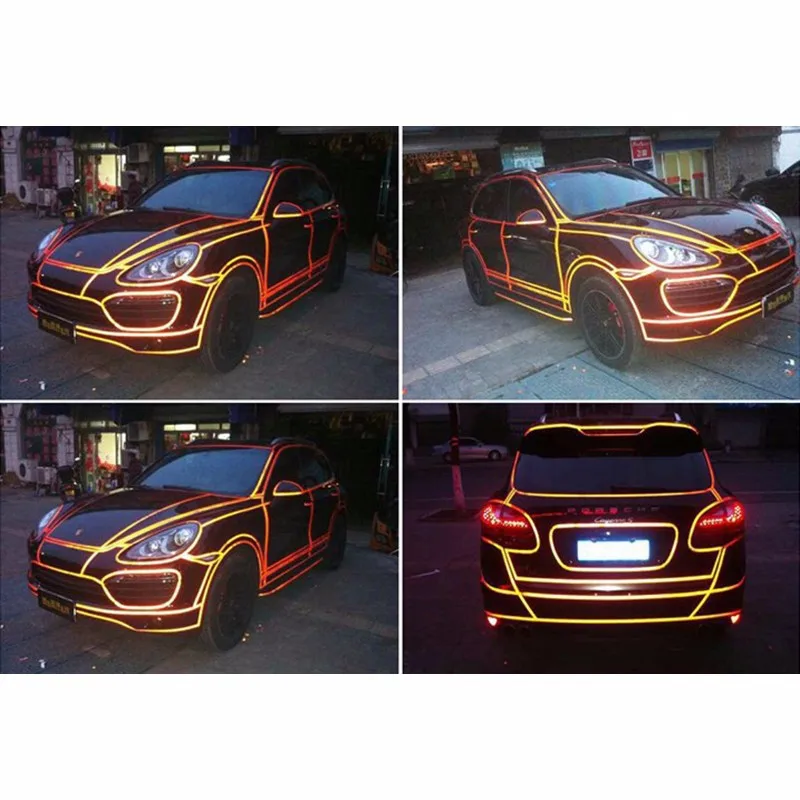 car-styling-Night-Magic-Reflective-500cm-3D-Car-Sticker-For-opel-toyota-kia-Car-Reflective-Tape